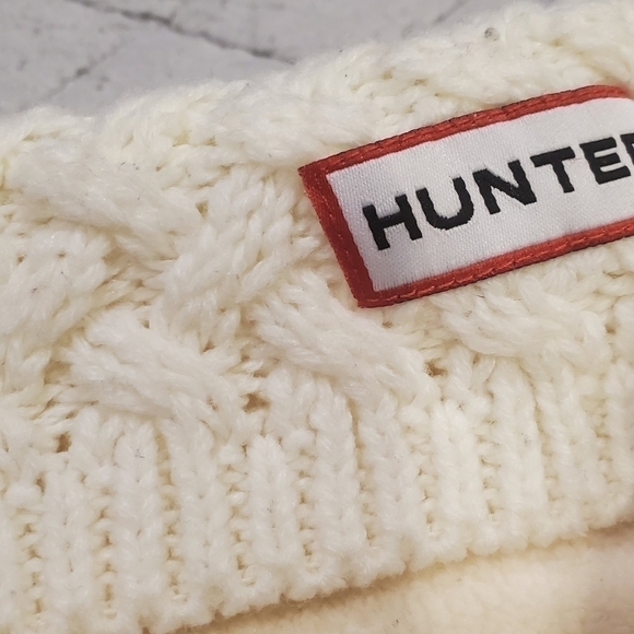 Hunter Boots Short Cable Knit Fleece Liners - Picture 3 of 6